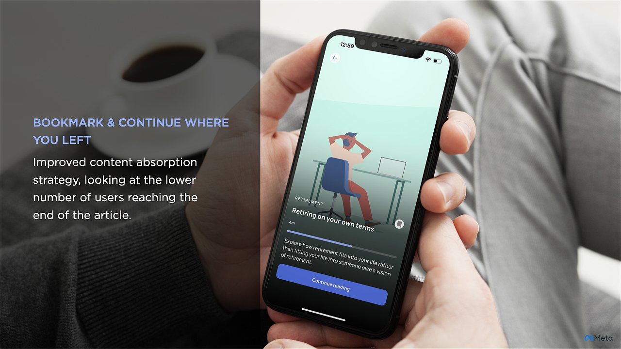 Bookmark and continue where you left off